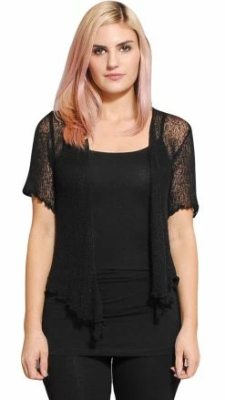 Lakhays Petite Bali Netted Sweater