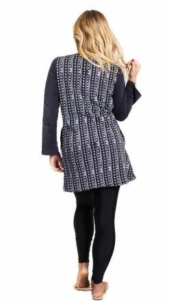 Vendor-unknown Tops & Tees Women's Organic Om Stripe Tunic