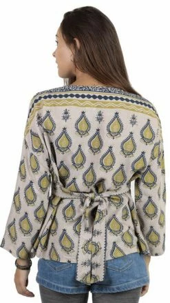 Lakhays Indian Floral Top Blouse Tops & Tees