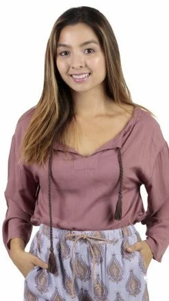 Lakhays Tops & Tees Wild Cherry Top Blouse