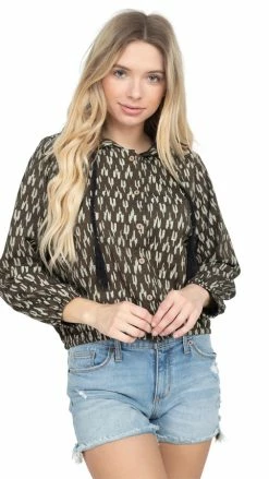 Lakhays Tops & Tees Crochet Mandala Bomber Jacket