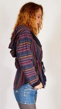 Lakhays New Arrivals Striped Cotton Hoodie Jacket 13 Lakhays New Arrivals Striped Cotton Hoodie Jacket