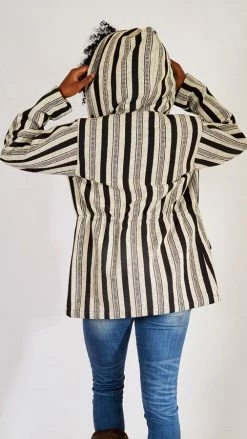 Lakhays New Arrivals Rustic Stripe Hoodie Safari Jacket 15 Lakhays New Arrivals Rustic Stripe Hoodie Safari Jacket