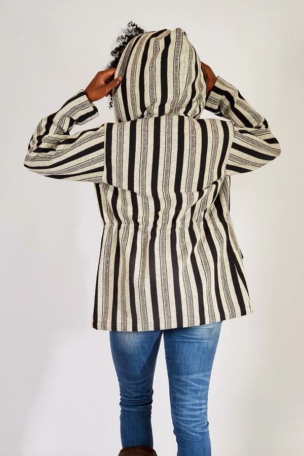 Lakhays New Arrivals Rustic Stripe Hoodie Safari Jacket 8 Lakhays New Arrivals Rustic Stripe Hoodie Safari Jacket