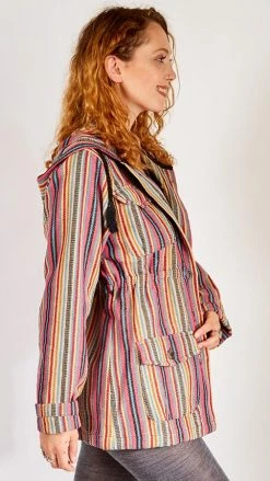 Lakhays New Arrivals Rustic Stripe Hoodie Safari Jacket 11 Lakhays New Arrivals Rustic Stripe Hoodie Safari Jacket