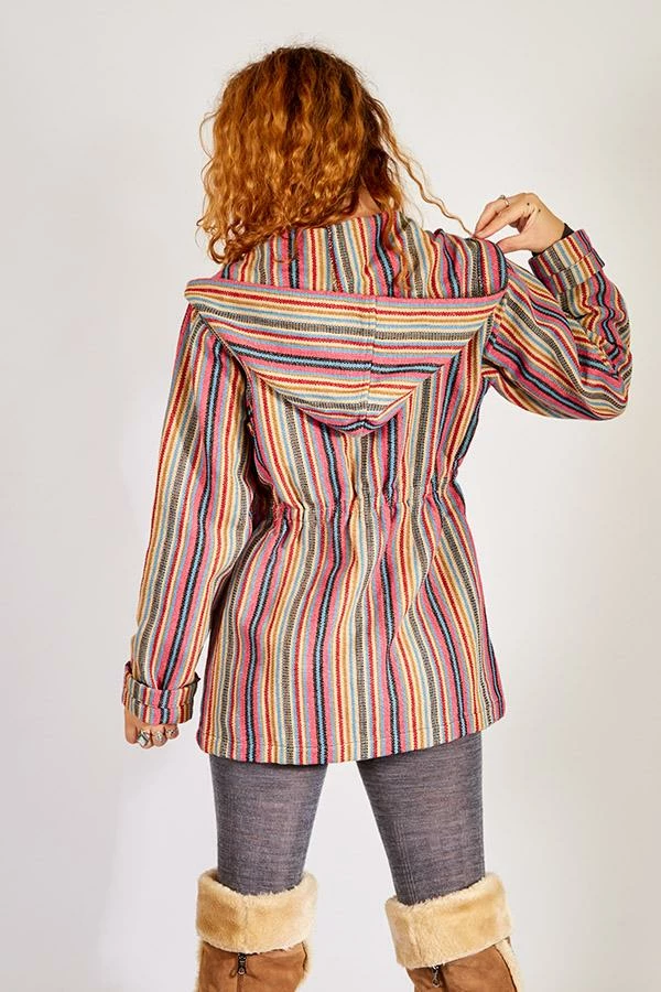 Lakhays New Arrivals Rustic Stripe Hoodie Safari Jacket 5 Lakhays New Arrivals Rustic Stripe Hoodie Safari Jacket