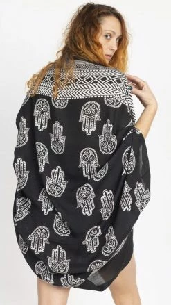 Lakhays Hamsa Flowing Cocoon Wrap New Arrivals