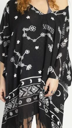 Lakhays New Arrivals What's Your Sign Coverup Poncho