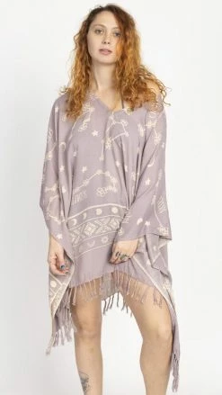 Lakhays New Arrivals What's Your Sign Coverup Poncho