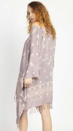 Lakhays New Arrivals What's Your Sign Coverup Poncho