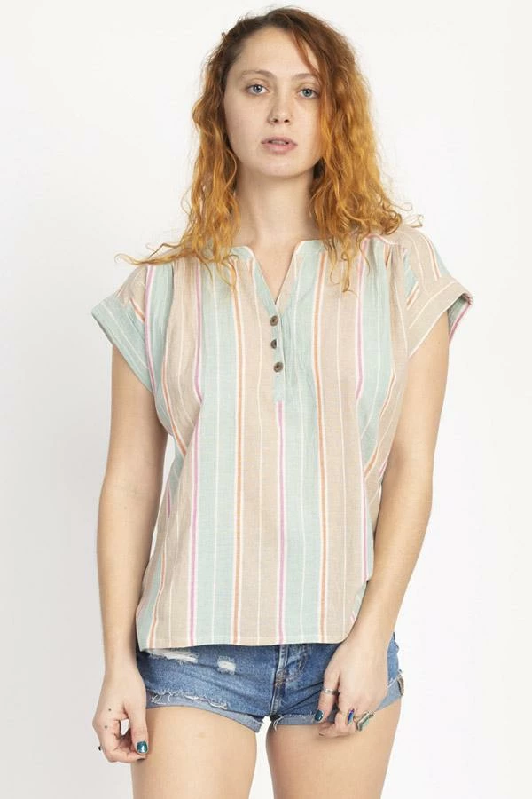Lakhays New Arrivals Stripe Vintage Blouse 1 Lakhays New Arrivals Stripe Vintage Blouse