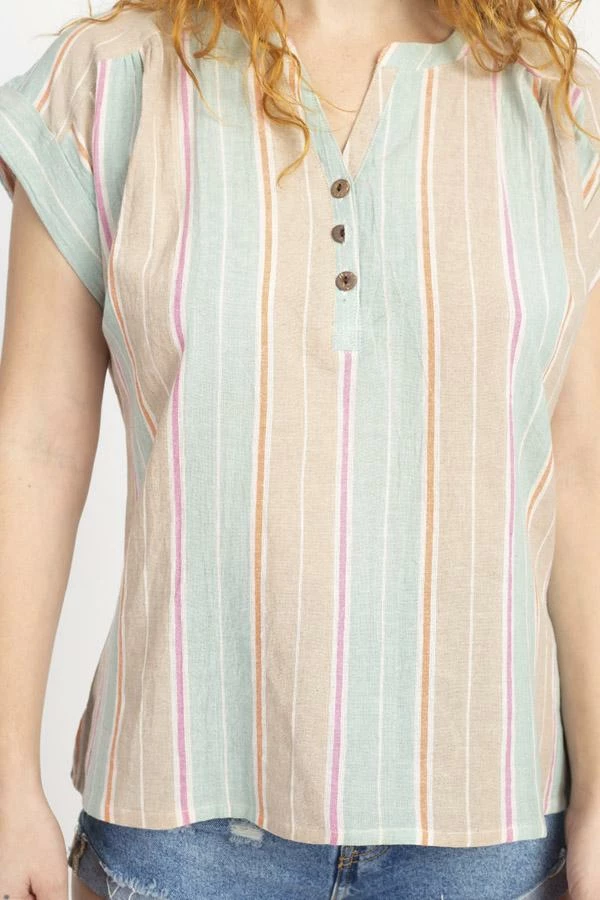 Lakhays New Arrivals Stripe Vintage Blouse 4 Lakhays New Arrivals Stripe Vintage Blouse