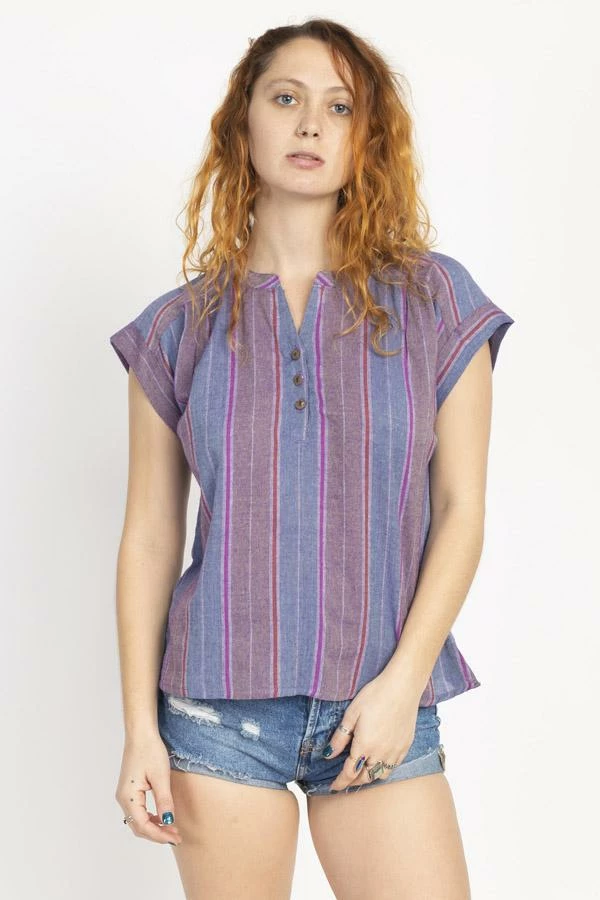 Lakhays New Arrivals Stripe Vintage Blouse 2 Lakhays New Arrivals Stripe Vintage Blouse