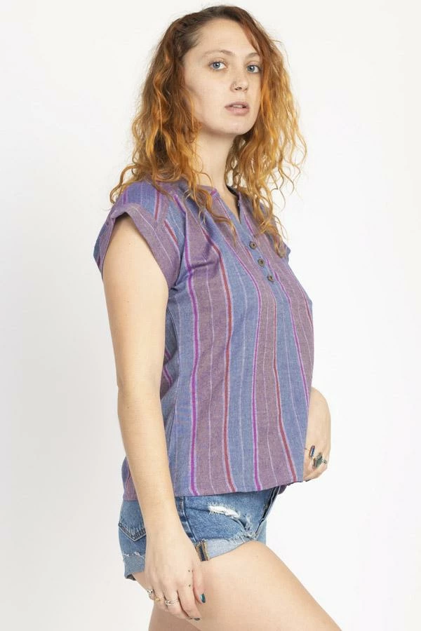 Lakhays New Arrivals Stripe Vintage Blouse 6 Lakhays New Arrivals Stripe Vintage Blouse