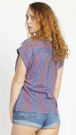 Lakhays New Arrivals Stripe Vintage Blouse 14 Lakhays New Arrivals Stripe Vintage Blouse