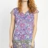 Lakhays Block Printed Third Eye Tunic Dress Tops & Tees