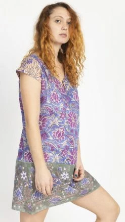 Lakhays Block Printed Third Eye Tunic Dress Tops & Tees
