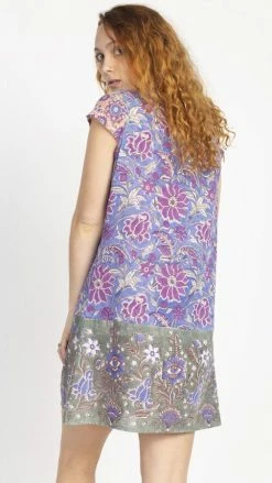 Lakhays Block Printed Third Eye Tunic Dress Tops & Tees
