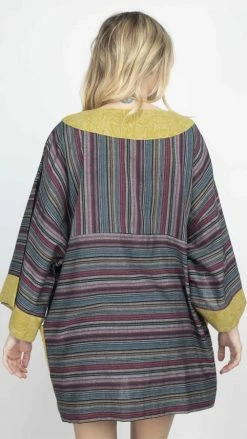 Lakhays New Arrivals Zinnia Stripe Kimono