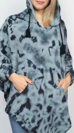 Lakhays Tie Dye Poncho