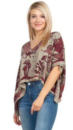 Lakhays Mushroom Scarf Top