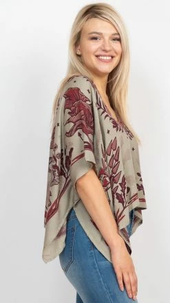 Lakhays Mushroom Scarf Top