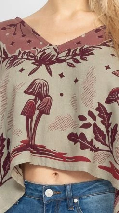 Lakhays Mushroom Scarf Top