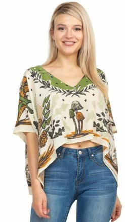 Lakhays Mushroom Scarf Top
