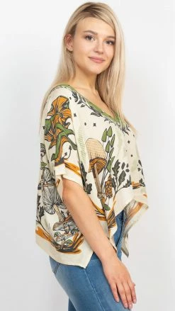 Lakhays Mushroom Scarf Top