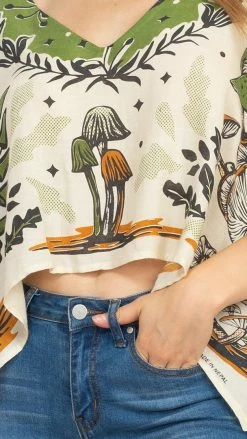 Lakhays Mushroom Scarf Top