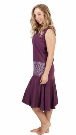 Lakhays Om Garden Organic Tear Drop Mermaid Dress