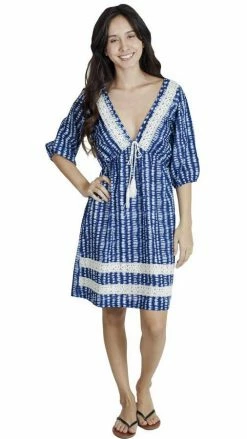 Lakhays Hippie Sailor Beachy Summer Dress