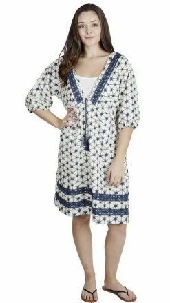 Lakhays Hippie Sailor Beachy Summer Dress