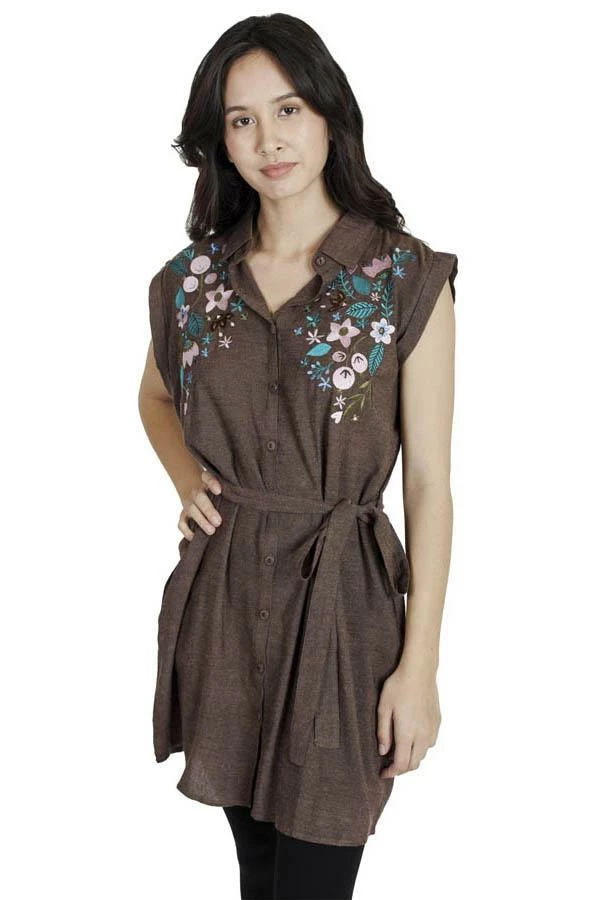 Lakhays Flower Power Serious Shift Dress 2 Lakhays Flower Power Serious Shift Dress