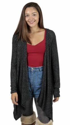 Lakhays Women's Boho Beats Waterfall Soft Winter Cardigan Tops & Tees