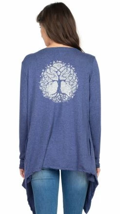 Lakhays Women's Boho Beats Waterfall Soft Winter Cardigan Tops & Tees