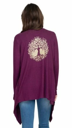 Lakhays Women's Boho Beats Waterfall Soft Winter Cardigan Tops & Tees