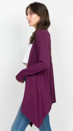 Lakhays Women's Boho Beats Waterfall Soft Winter Cardigan Tops & Tees