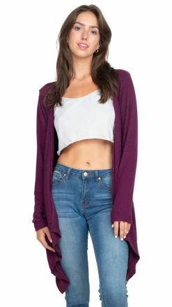 Lakhays Women's Boho Beats Waterfall Soft Winter Cardigan Tops & Tees