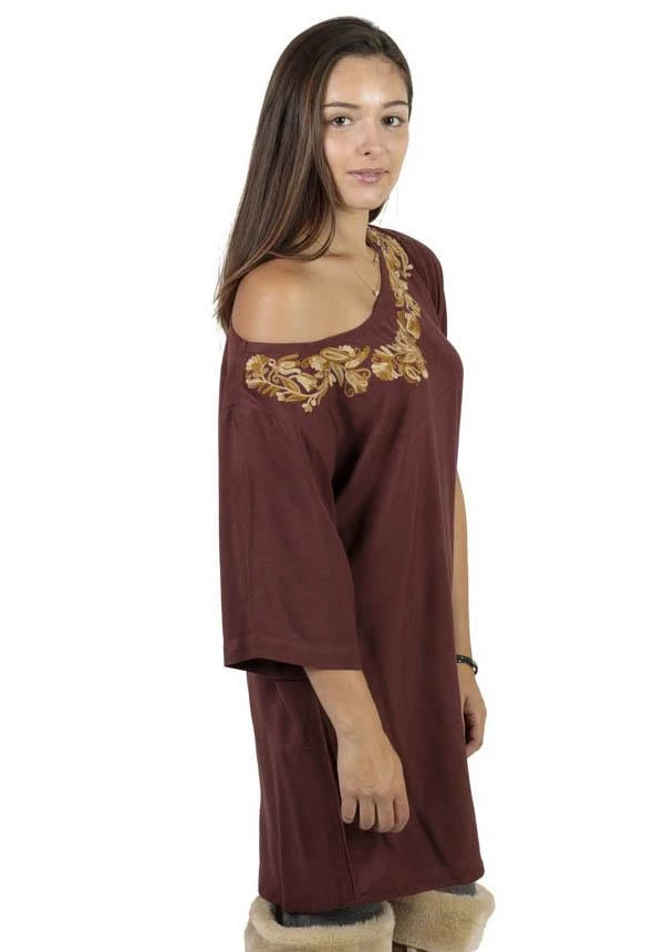 Lakhays Women's Garden Wreath Off Shoulder Casual Beach Tunic Top Dress Dresses 4 Lakhays Women's Garden Wreath Off Shoulder Casual Beach Tunic Top Dress Dresses