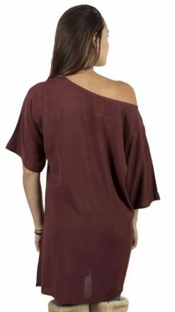 Lakhays Women's Garden Wreath Off Shoulder Casual Beach Tunic Top Dress Dresses 13 Lakhays Women's Garden Wreath Off Shoulder Casual Beach Tunic Top Dress Dresses