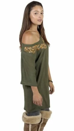 Lakhays Women's Garden Wreath Off Shoulder Casual Beach Tunic Top Dress Dresses 10 Lakhays Women's Garden Wreath Off Shoulder Casual Beach Tunic Top Dress Dresses