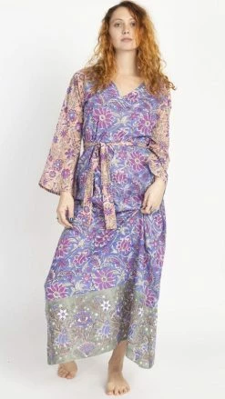Lakhays Block Printed Third Eye Maxi Dress