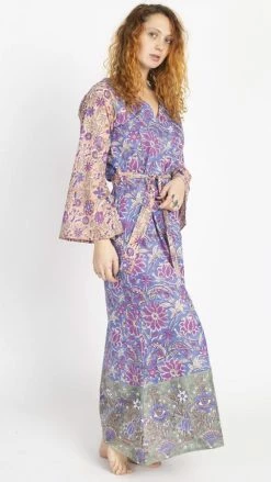 Lakhays Block Printed Third Eye Maxi Dress