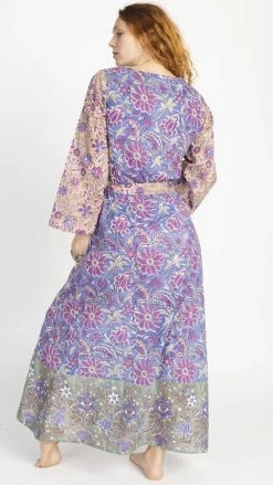 Lakhays Block Printed Third Eye Maxi Dress