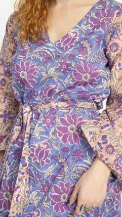 Lakhays Block Printed Third Eye Maxi Dress