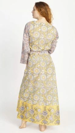 Lakhays Block Printed Third Eye Maxi Dress