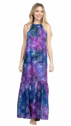 Lakhays Batik Halter Maxi Dress New Arrivals