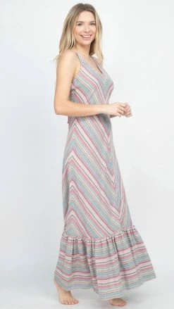Lakhays Midi Stripe Dress 10 Lakhays Midi Stripe Dress