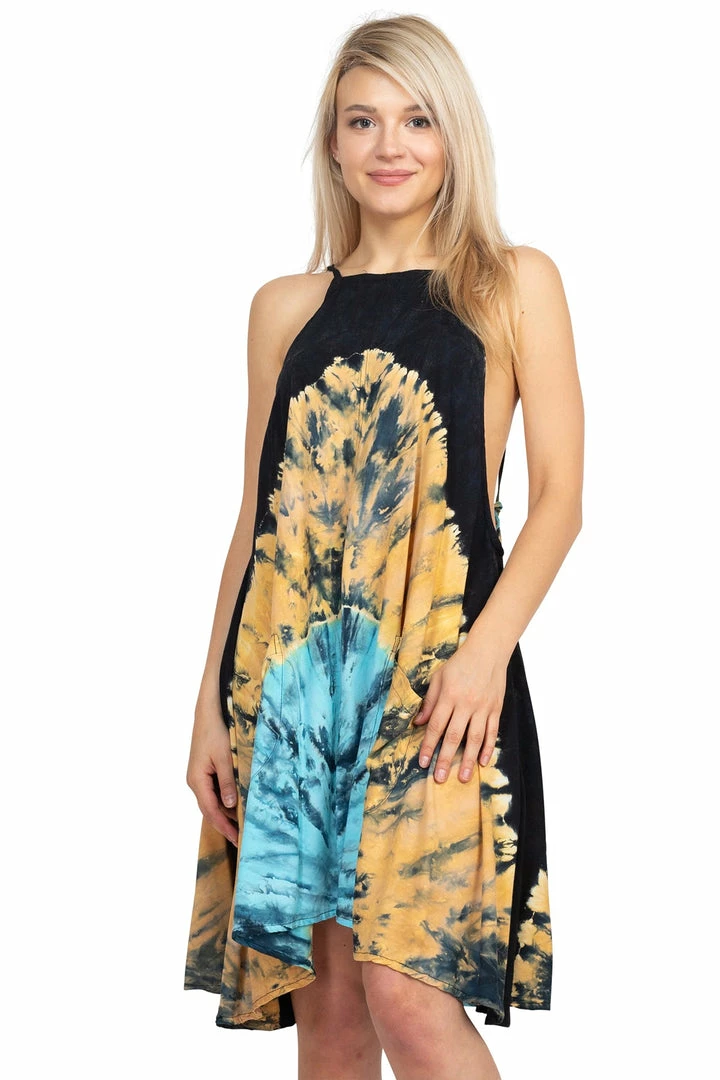 Lakhays New Arrivals Tiedye Trapeze Dress 1 Lakhays New Arrivals Tiedye Trapeze Dress